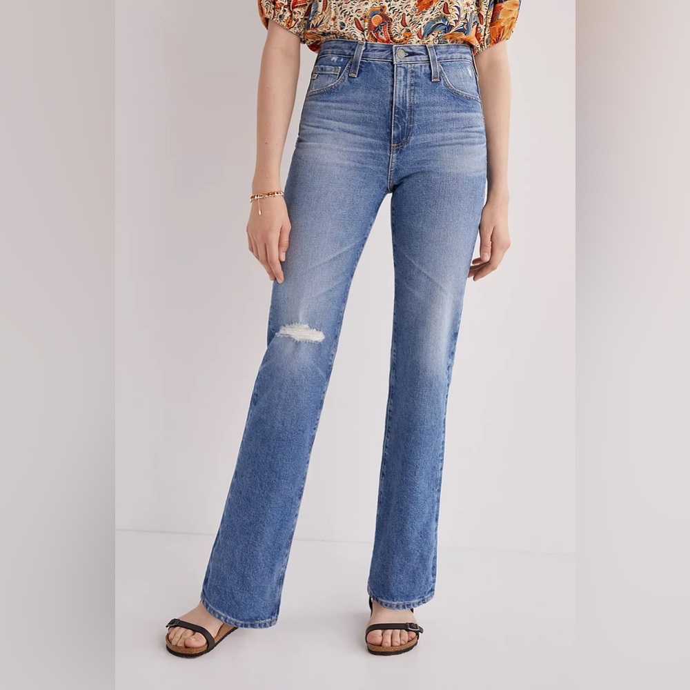 AG The Alexxis Straight Jeans, Size 30R